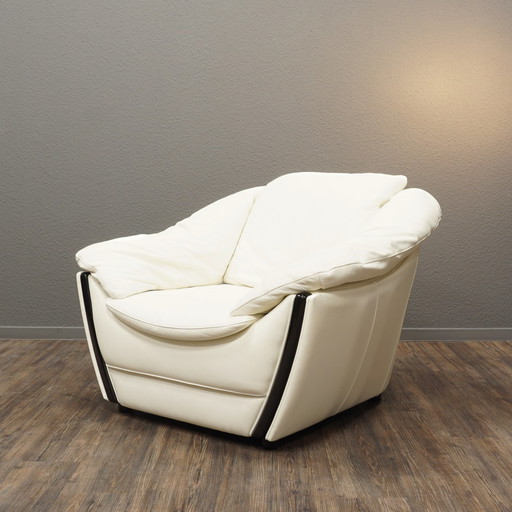 NIERI Italie Fauteuil en cuir véritable