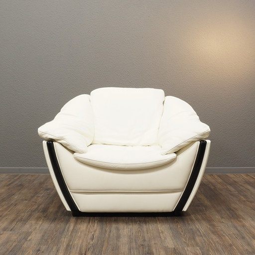 NIERI Italie Fauteuil en cuir véritable