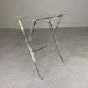 Plexiglas Folding Table, 1970s
