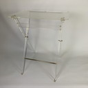 Plexiglas Folding Table, 1970s