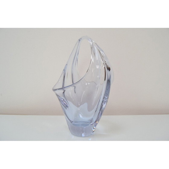 Image 1 of Vintage glass bowl by Josef Hospodka for Chribska Glassworks, Czechoslovakia 1960