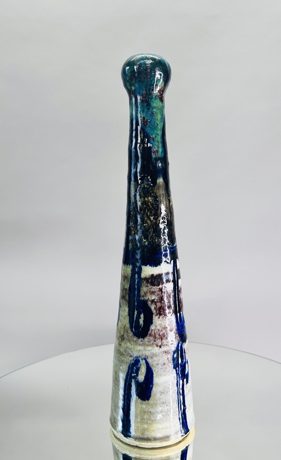 Image 1 of Large ceramic bottle by Lluis Castaldo