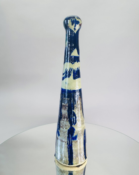 Image 1 of Large ceramic bottle by Lluis Castaldo