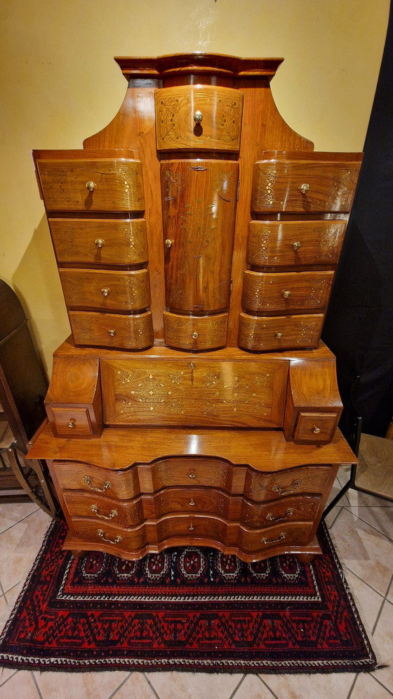 Image 1 of Noble baroque secretary tabernacle