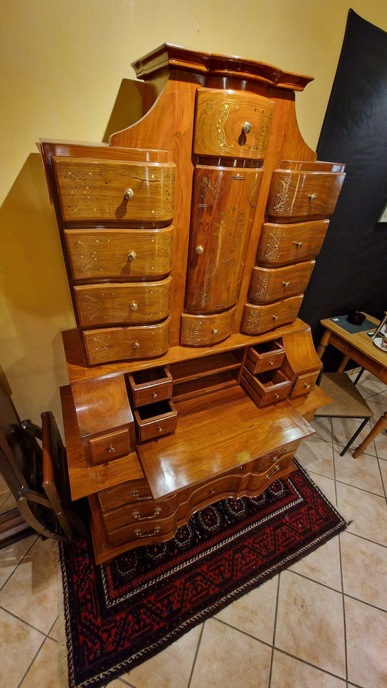 Image 1 of Noble baroque secretary tabernacle