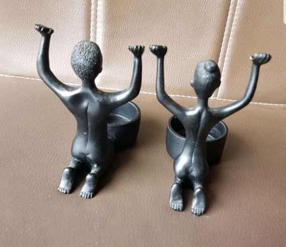 Image 1 of Portacandele duo, vintage 