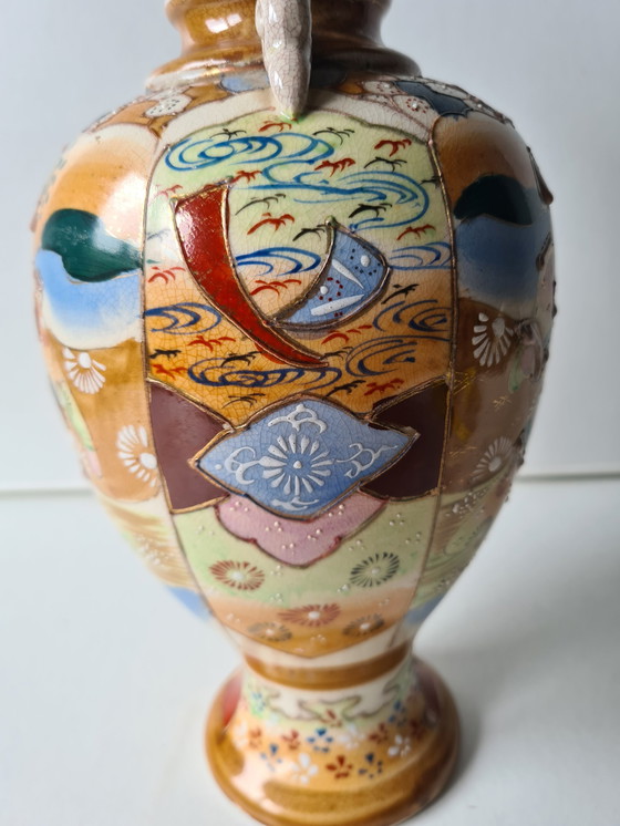 Image 1 of Japanese Satsuma vase.