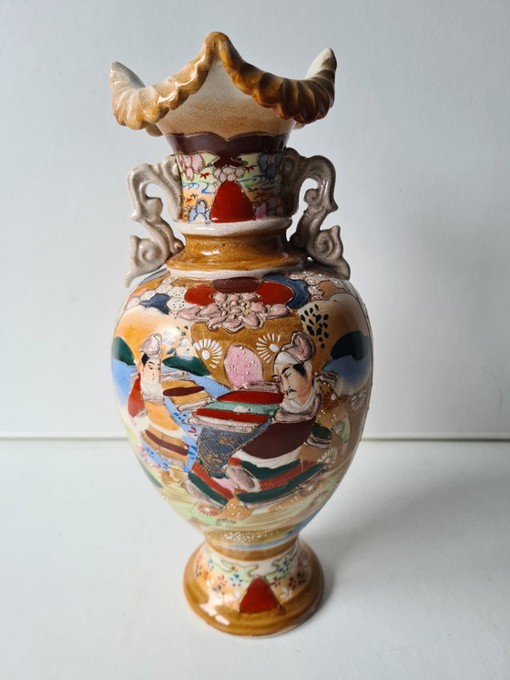 Image 1 of Japanese Satsuma vase.