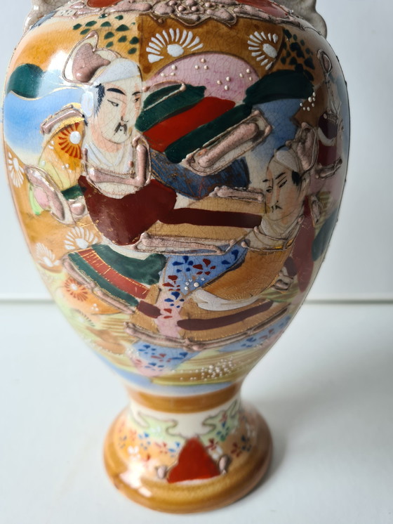 Image 1 of Japanese Satsuma vase.