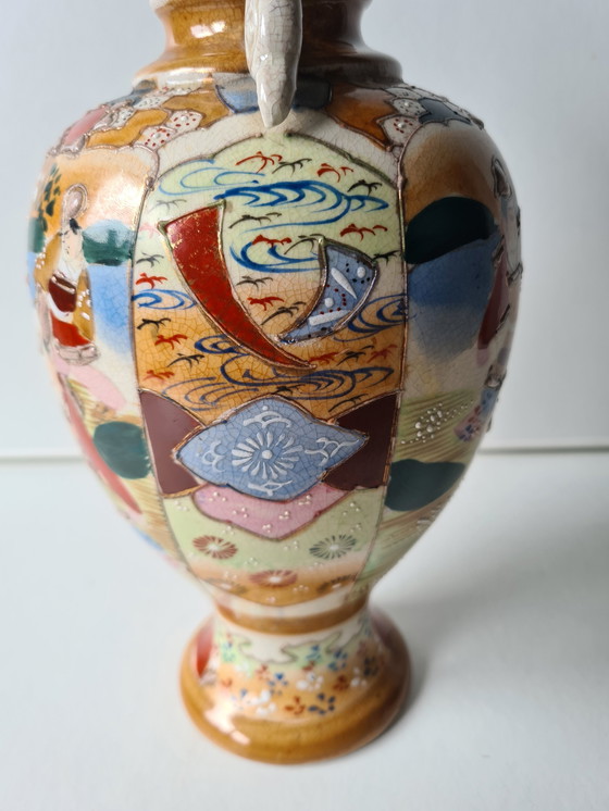 Image 1 of Japanese Satsuma vase.