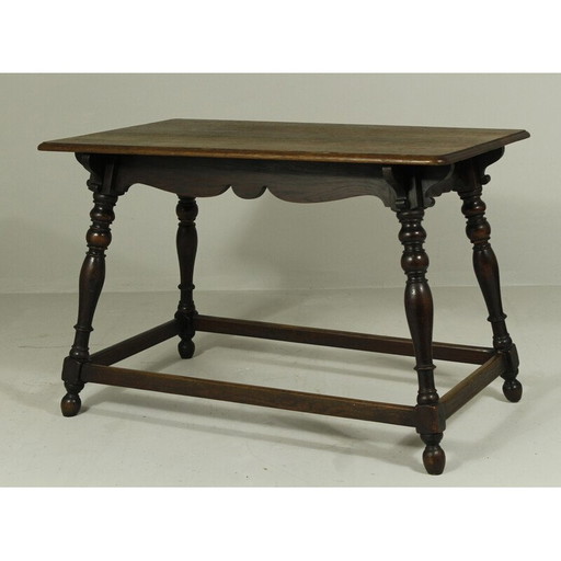 Vintage oak and ash farm table, Germany
