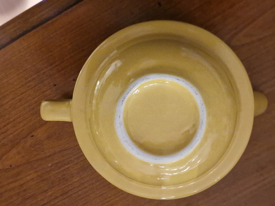 Image 1 of Lipton teapot with cup yellow