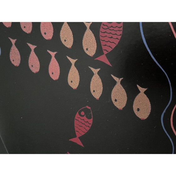 Image 1 of Vintage Salins earthenware dish, 1950