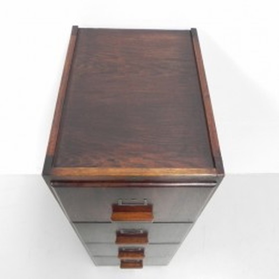 Image 1 of Union Office, oak chest of drawers - 4 drawers