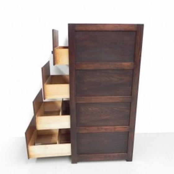 Image 1 of Union Office, oak chest of drawers - 4 drawers