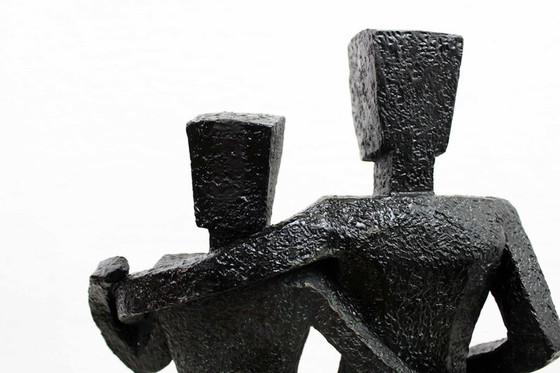 Image 1 of Modernist resin sculpture