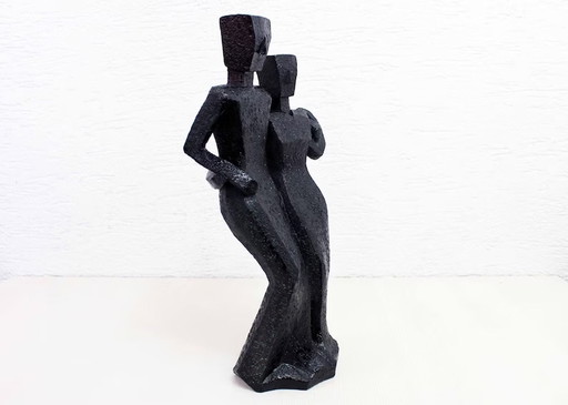 Modernist resin sculpture