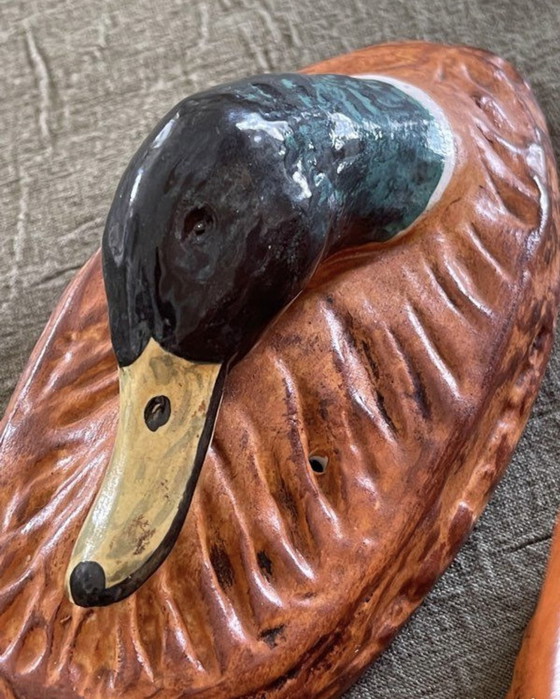 Image 1 of Terrina Trompe l'oeil Col Vert Pillivuyt