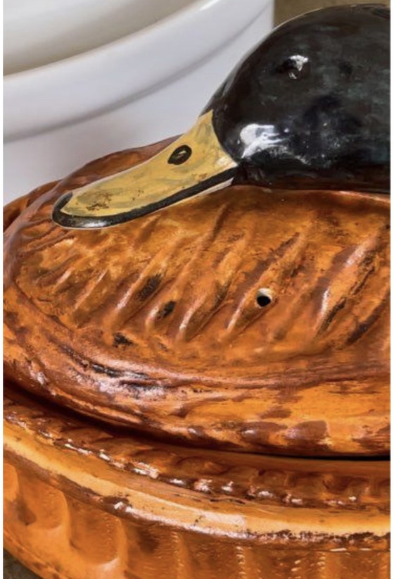 Image 1 of Terrina Trompe l'oeil Col Vert Pillivuyt