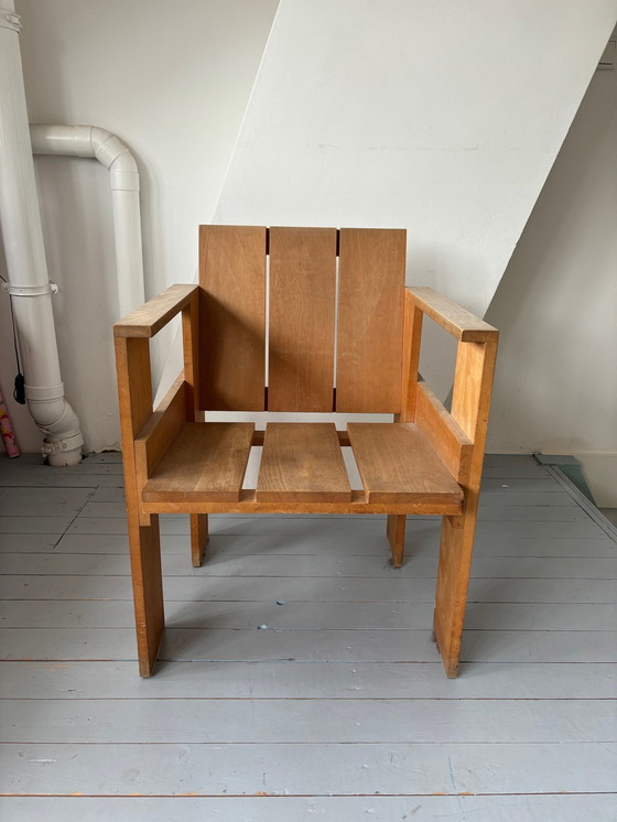 Image 1 of Gerrit Rietveld For Cassina crate chair