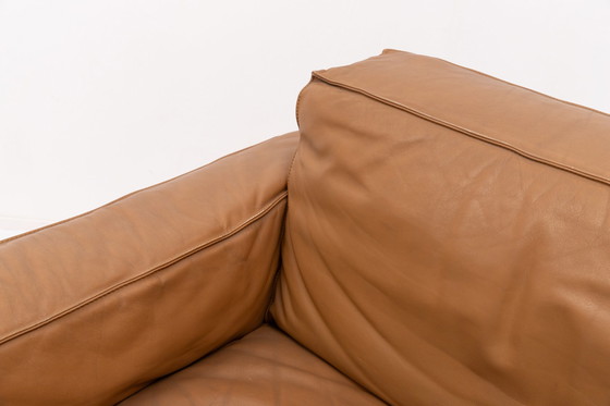 Image 1 of Italian Modern cognac leather club armchairs