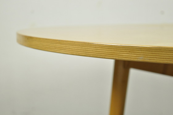 Image 1 of Vintage Round birch wood dining table
