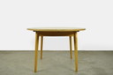 Vintage Round birch wood dining table