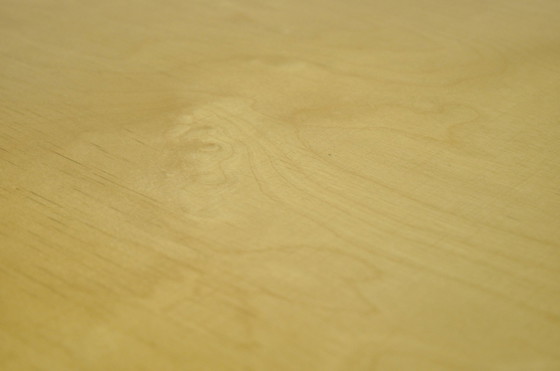 Image 1 of Vintage Round birch wood dining table