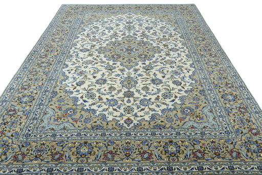 Hand-knotted Keshan cork oriental rug - 347 X 252 Cm