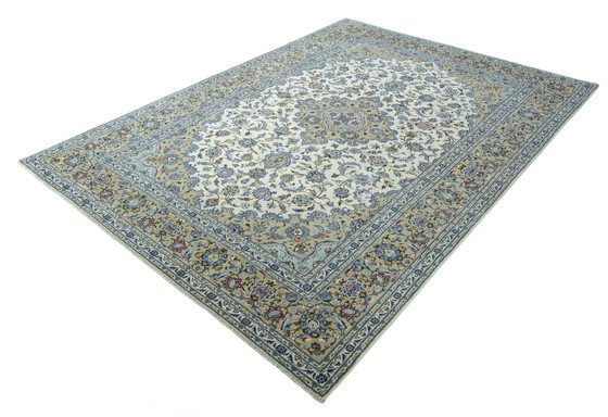 Image 1 of Alfombra oriental de corcho Keshan anudada a mano – 347 x 252 cm