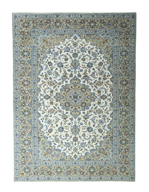 Hand-knotted Keshan cork oriental rug - 347 X 252 Cm