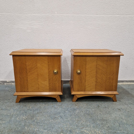 Image 1 of 1950s 2 Vintage Nightstands