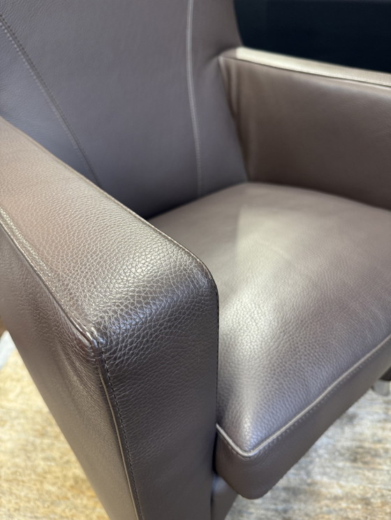 Image 1 of Leolux Dolcinea armchair brown leather