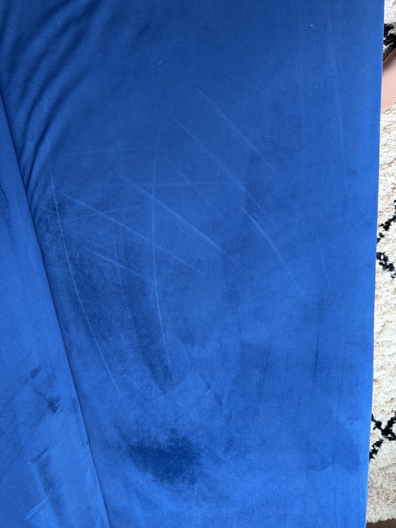 Image 1 of  Divano Salvador in velluto a 3 posti con funzione letto