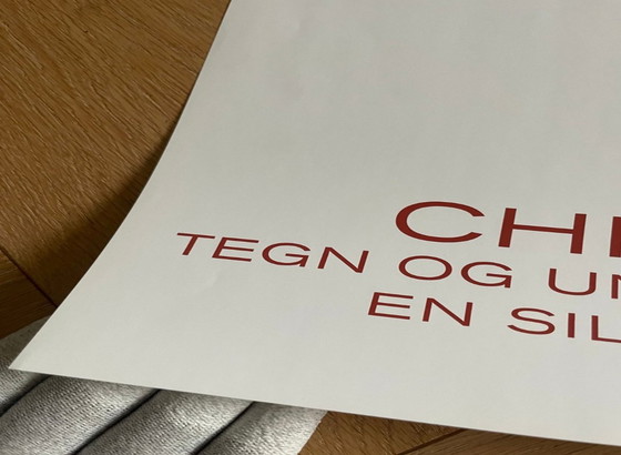 Image 1 of Christian Vind,  Tegn Og Underlige Gerninger, Exibition Poster 2008, Printed In Denmark