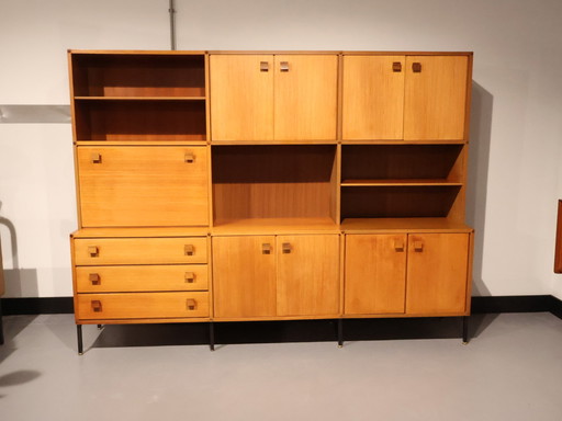 Parete attrezzata in teak vintage Topform