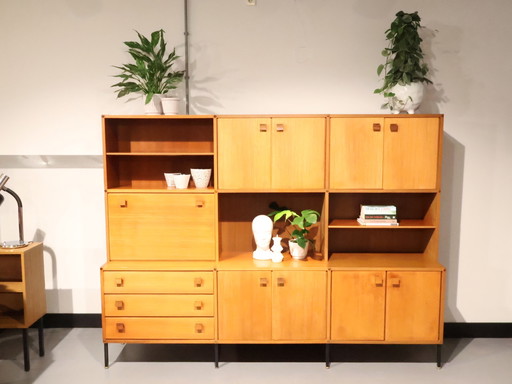 Parete attrezzata in teak vintage Topform