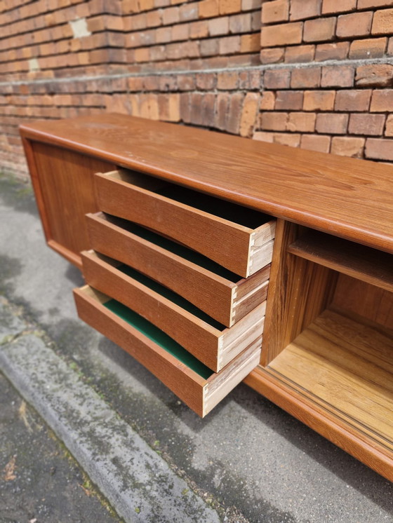 Image 1 of Axel Christensen Aco Møbler Teak Sideboard Danish Mid - Century Design Chest of Drawers Credenza 60s Vintage Retro 60S