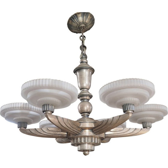 Image 1 of Vintage chandelier by Petitot, 1920