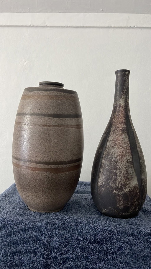 2x Vases From Fridegart Glatzle And Lu Beater