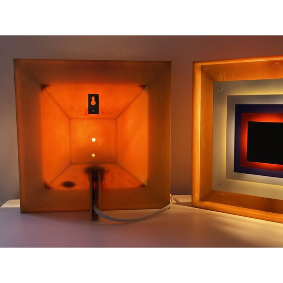 Image 1 of Vintage One Bent Karlby Kvadrille wall light for Lyfa, Denmark 1960s
