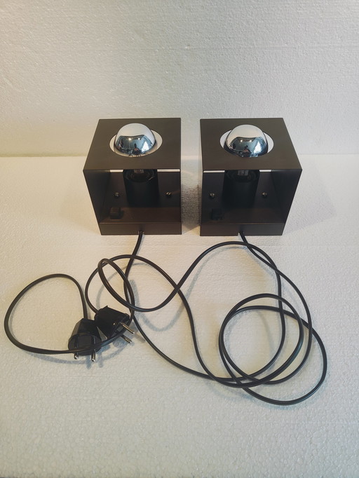 2x Philips Nws-65 Cube table/wall lamp