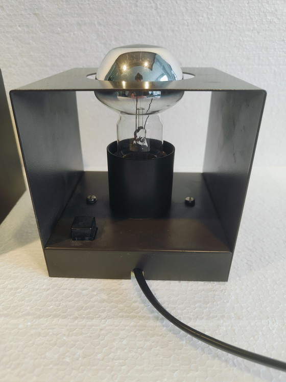 Image 1 of 2x Philips Nws-65 Cube table/wall lamp