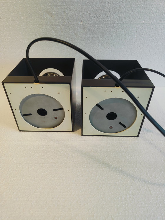 Image 1 of 2x Philips Nws-65 Cube table/wall lamp