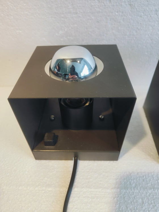 Image 1 of 2x Philips Nws-65 Cube table/wall lamp