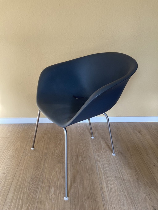 Arper Duna Design Armchair, Armchair With Plastic Shell