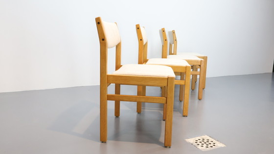 Image 1 of Ensemble de 4 chaises de salle à manger vintage F.D.B Møbler