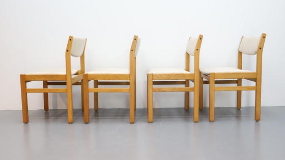 Image 1 of Ensemble de 4 chaises de salle à manger vintage F.D.B Møbler