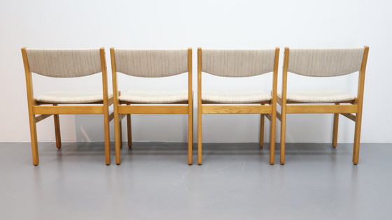 Image 1 of Ensemble de 4 chaises de salle à manger vintage F.D.B Møbler