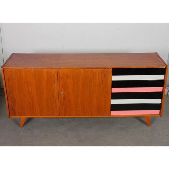 Image 1 of Vintage wooden sideboard model U-460 by Jiroutek for Interier Praha, Czechoslovakia 1960